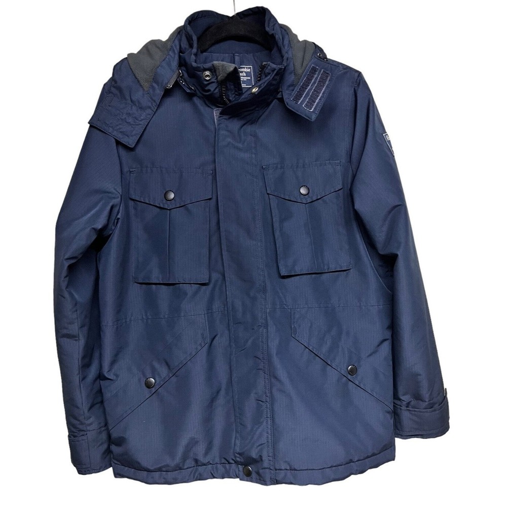 Abercrombie & Fitch Midweight‎ Technical Jacket Navy Blue Men’s Size XS